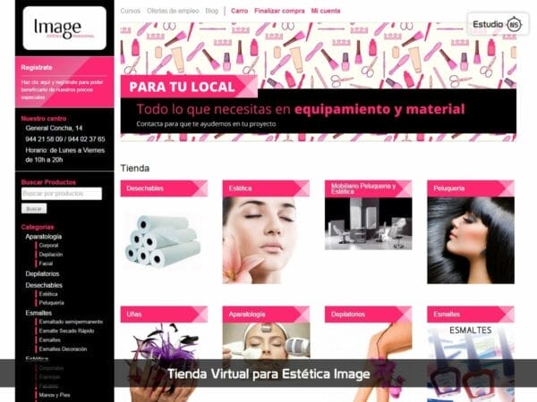 Tienda Online para Estética Image