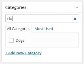 Post Category Filter, plugin WordPress para buscar términos en taxonomías jerárquicas (como las categorías)