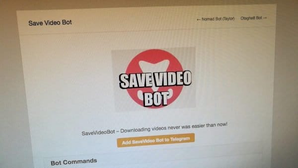 Con el bot de Telegram llamado Save Video Bot puedes descargar vídeos de redes sociales
